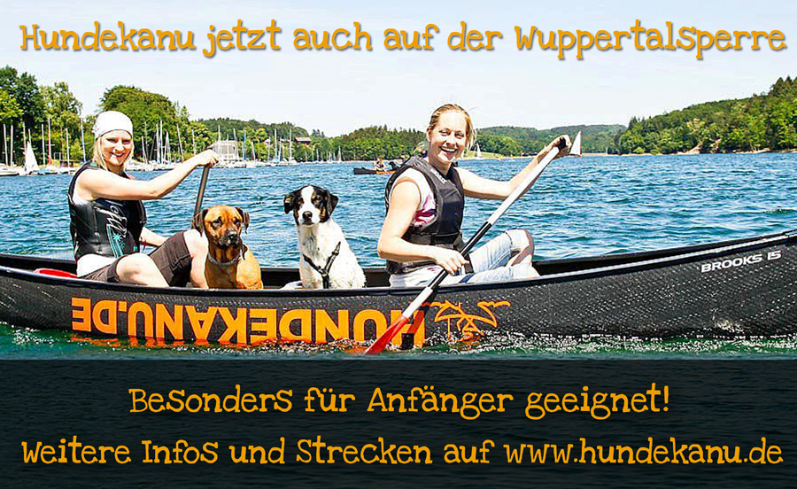 Hundekanu jetzt auch auf Seen