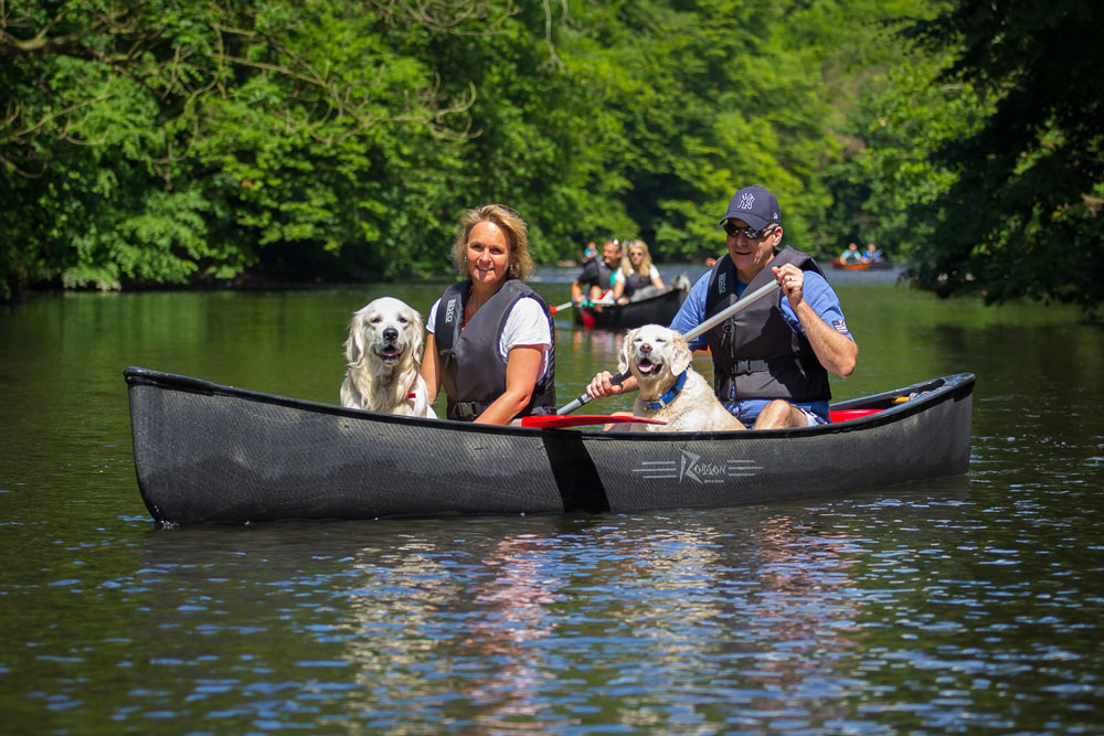 Hundekanu Wupper Dschungel 2017